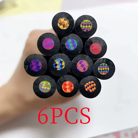 Crayons de Couleur Multicolores Magiques – Set Artistique Effet Arc-en-Ciel pour Dessin, Esquisse et Coloriage Créatif