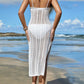 Robe de Plage en Maille Crochet – Tunique Longue Transparente Élégante Été
