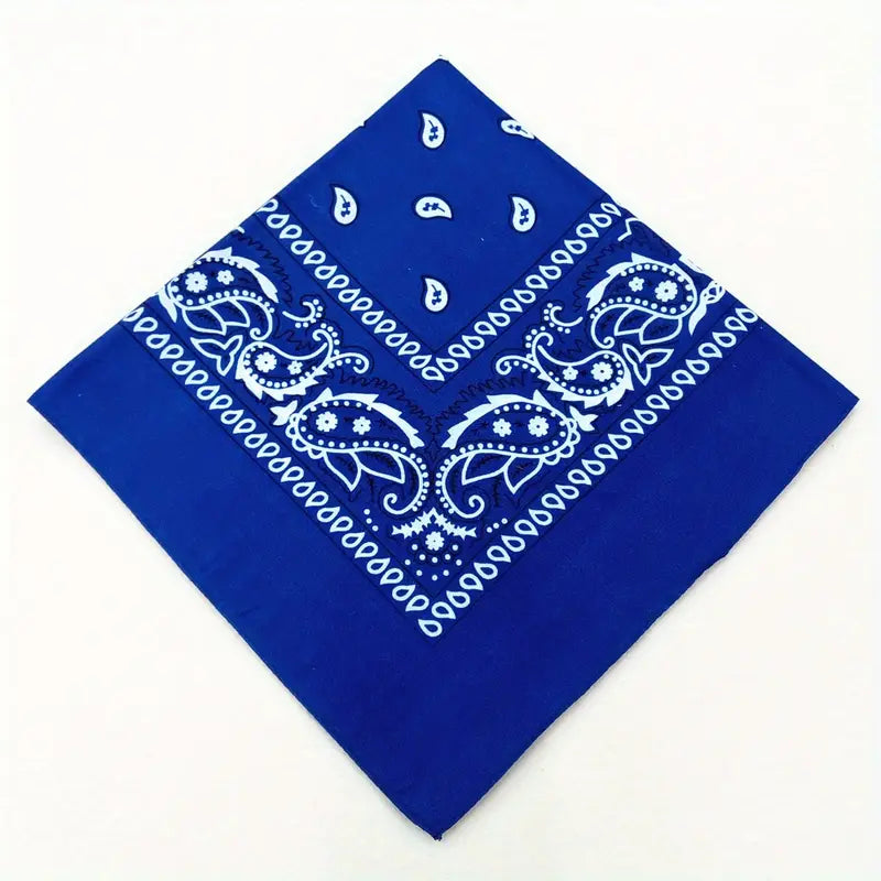 Bandana homme rouge à motifs paisley – Écharpe légère et polyvalente pour style tendance