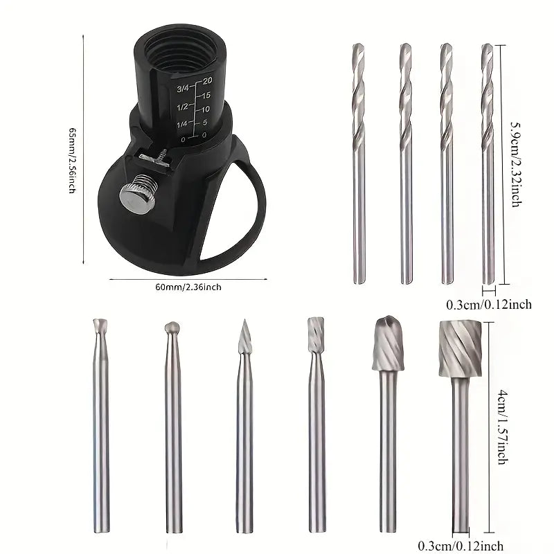 Accessoire de Défonceuse pour Outil Rotatif – Guide de Découpe et Fraisage de Précision