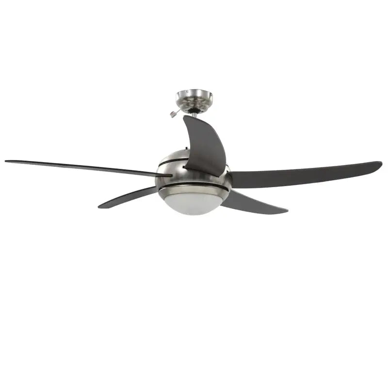 Ventilateur de plafond design moderne – 5 pales en bois avec éclairage LED intégré silencieux