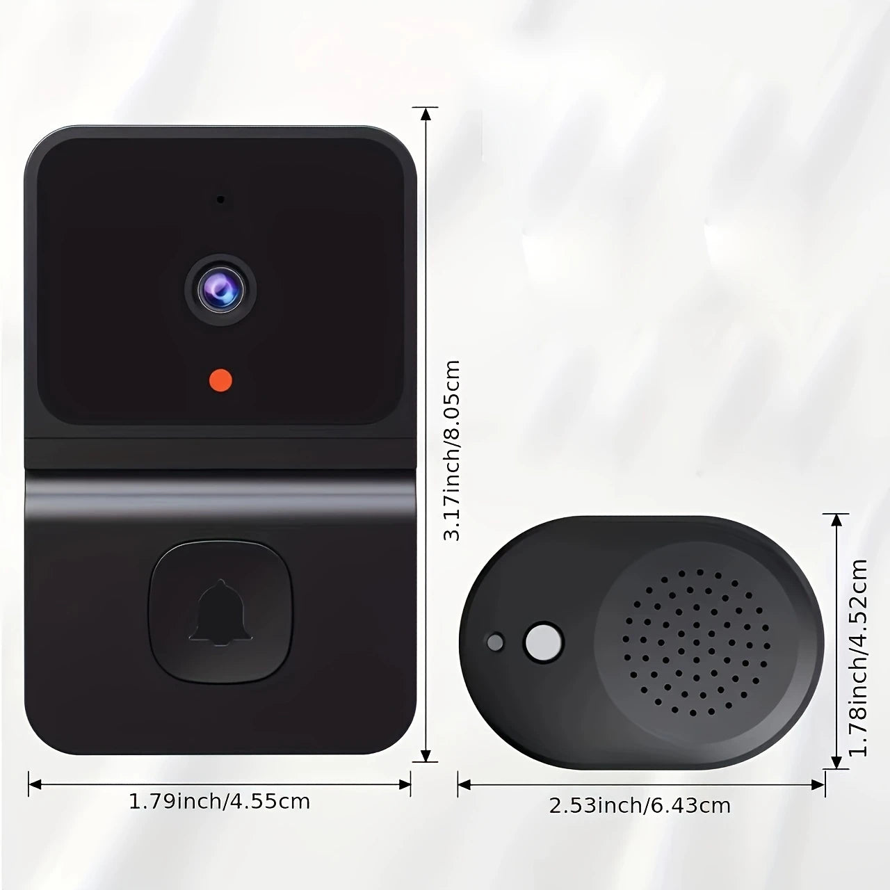 Sonnette Vidéo Connectée avec Haut-Parleur Intégré – Sécurité et Audio Intelligent pour Maison Connectée