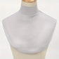 Faux col femme col roulé blanc – Col amovible simple et élégant pour chemisiers, pulls et manteaux