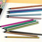 Lot de 12 Crayons de Couleur Métalliques – Crayons Artistiques 3mm pour Dessin, Esquisse et Coloriage Créatif