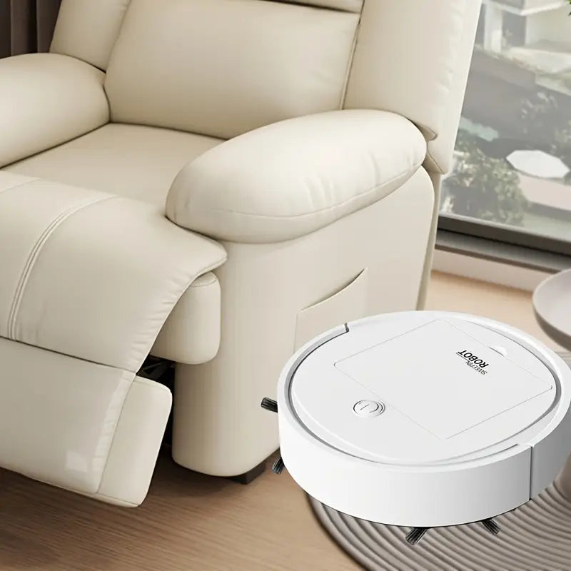 Aspirateur Robot Intelligent Ultra-Silencieux – Nettoyage Automatique des Sols avec Détection Obstacles – Idéal pour Maison et Appartement