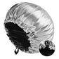 Bonnet de Nuit Réversible en Satin Réglable – Anti-Frisottis, Protection Cheveux Bouclés, Lisses ou Crépus – Confort et Style, Multicolore