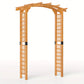 Arche de jardin en bois avec treillis  Support pour rosiers et plantes grimpantes, idéale pour décoration extérieure élégante
