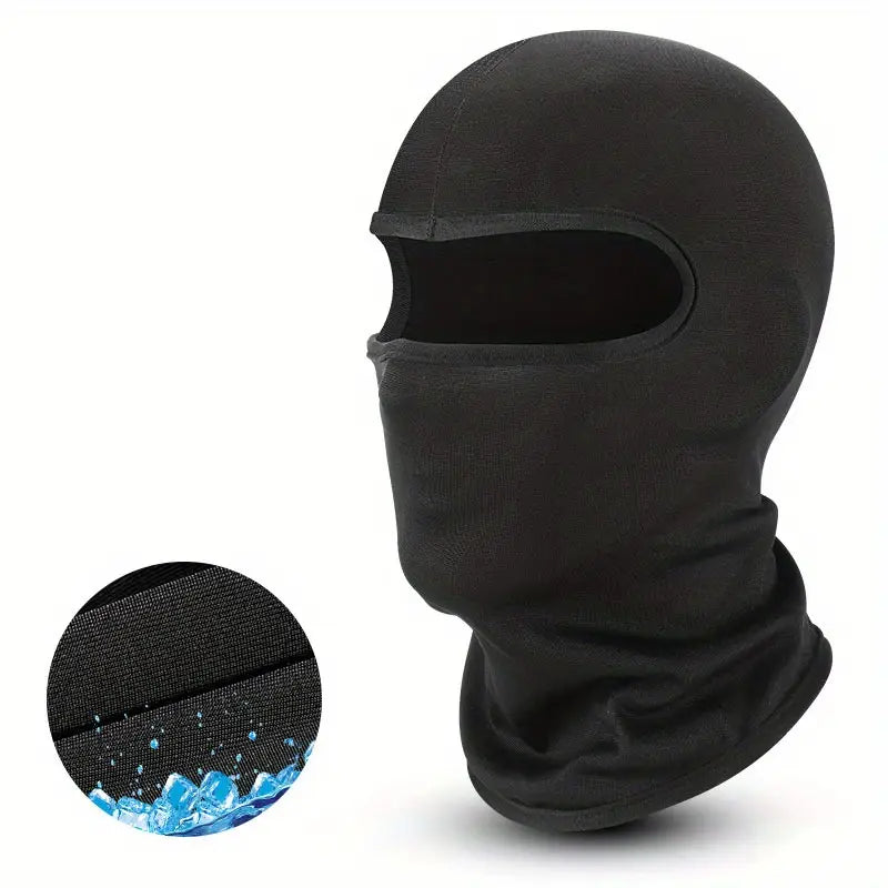 Cagoule Moto Respirante Anti-Transpiration – Balaclava Noir Multi-Usages pour Casque et Sports Motorisés