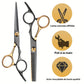 Kit de Coiffure Professionnel 8 pièces – Ciseaux Coiffure & Effilage, Peignes, Pinces et Étui Inclus