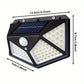 Applique Solaire LED Extérieure avec Détecteur de Mouvement – Éclairage Intelligent Étanche pour Jardin, Allée et Maison Connectée
