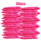 Bigoudis Souples Sans Chaleur – Lot de 10/20/30 Rouleaux Curling Cheveux en Tissu Satiné à Pois