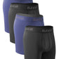 Pack de 4 Boxers Homme Noirs – Sous-vêtements Classiques et Confortables en Coton Stretch