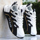 Chaussures de sport homme blanches et noires – Baskets respirantes légères au design moderne