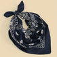 Bandana homme bleu marine à motifs paisley – Écharpe légère et tendance pour style urbain