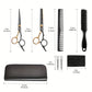 Kit de Coiffure Professionnel 8 pièces – Ciseaux Coiffure & Effilage, Peignes, Pinces et Étui Inclus