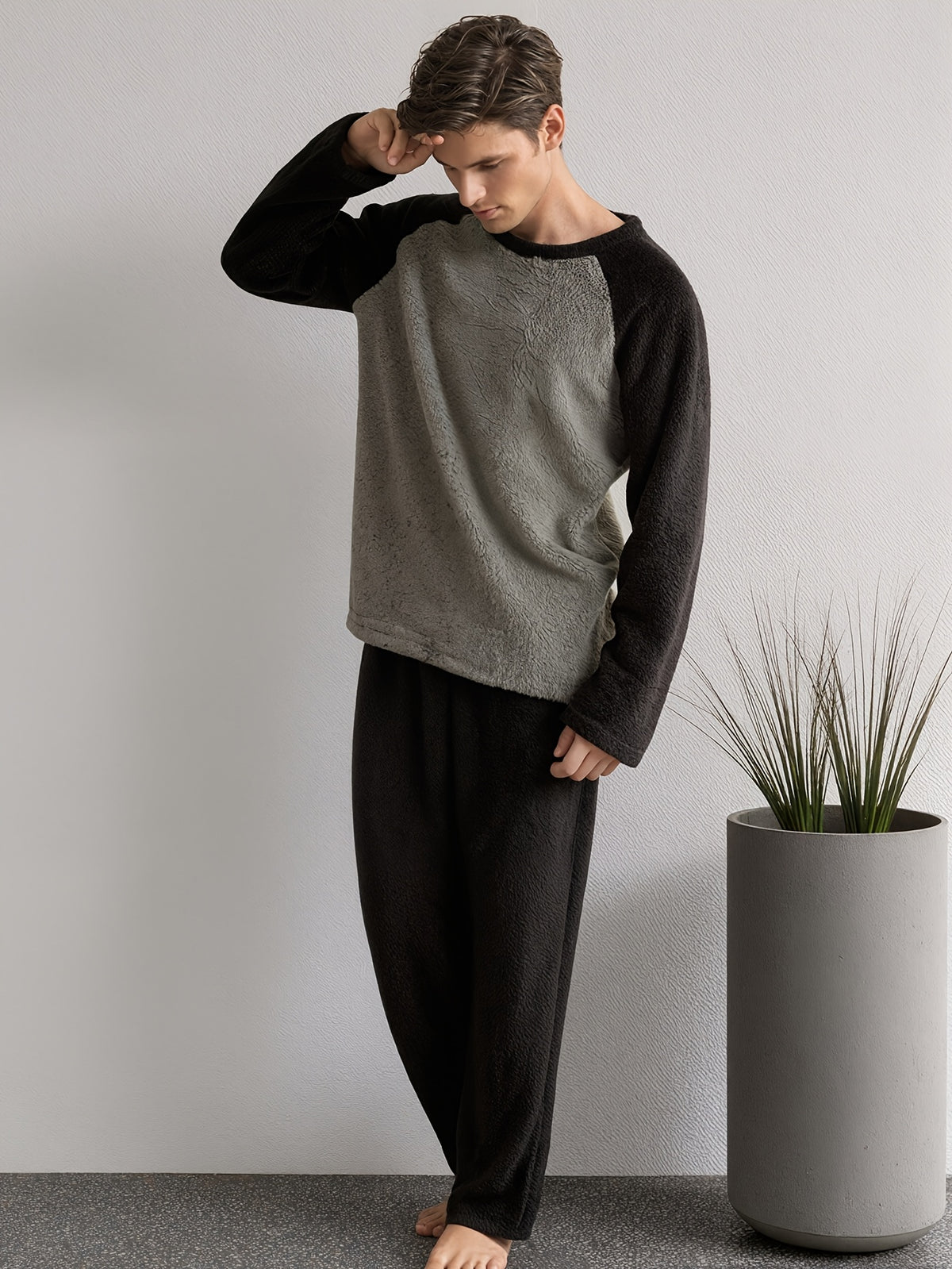 Pyjama d'automne/hiver pour homme