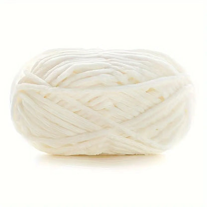 Laine Velours Douce 6 mm – Fil Épais pour Tricot et Crochet, Accessoires Déco et Créations DIY