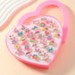 Coffret 36 Bagues Fantaisie Enfant – Bijoux Colorés Licorne, Arc-en-Ciel et Animaux