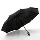 Parapluie pliable noir  Compact, résistant au vent et imperméable