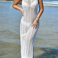 Robe de Plage en Maille Crochet – Tunique Longue Transparente Élégante Été