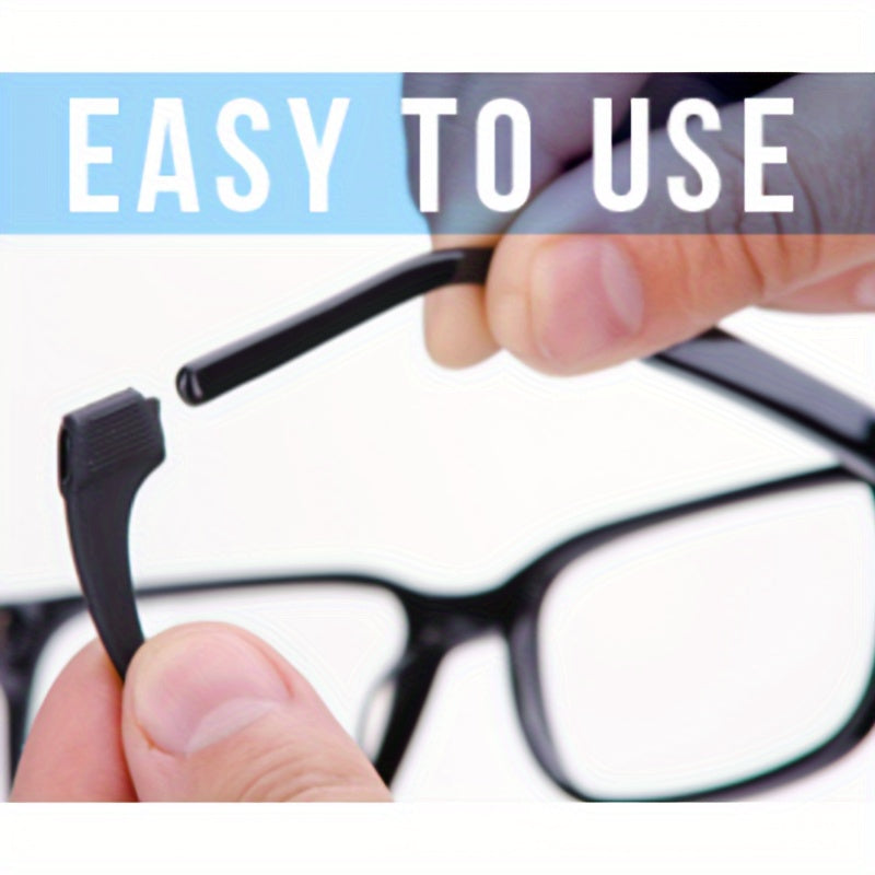 20 pièces Protège-oreilles -dérapants pour Lunettes