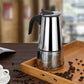 Cafetière Italienne en Inox – Moka Express Compatible Tous Feux, Design Classique pour Espresso Authentique