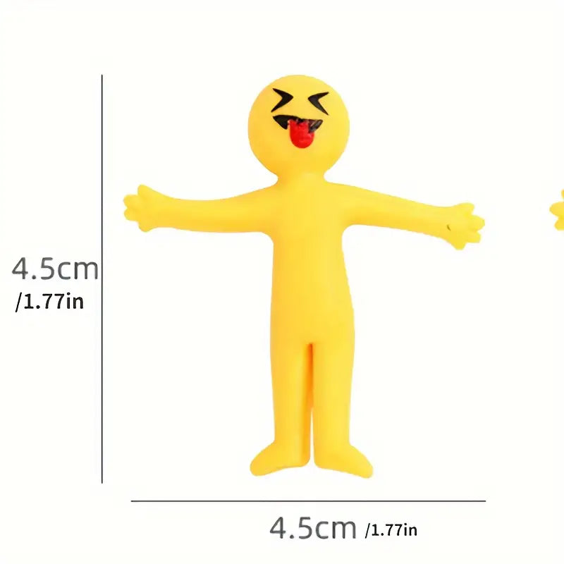 Mini Figurines Emoji Jaunes – Décorations de Fête Amusantes pour Anniversaires & Événements