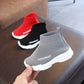 Bottes garçon montantes en maille respirante grise – Chaussures confort sport et mode enfant