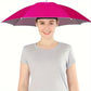 Chapeau Parapluie Mains Libres, coloris Rose