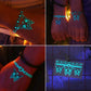 Tatouages Éphémères Papillons Jour & Nuit – 12 Feuilles Fluorescentes et Colorées pour Peau, Bras et Dos