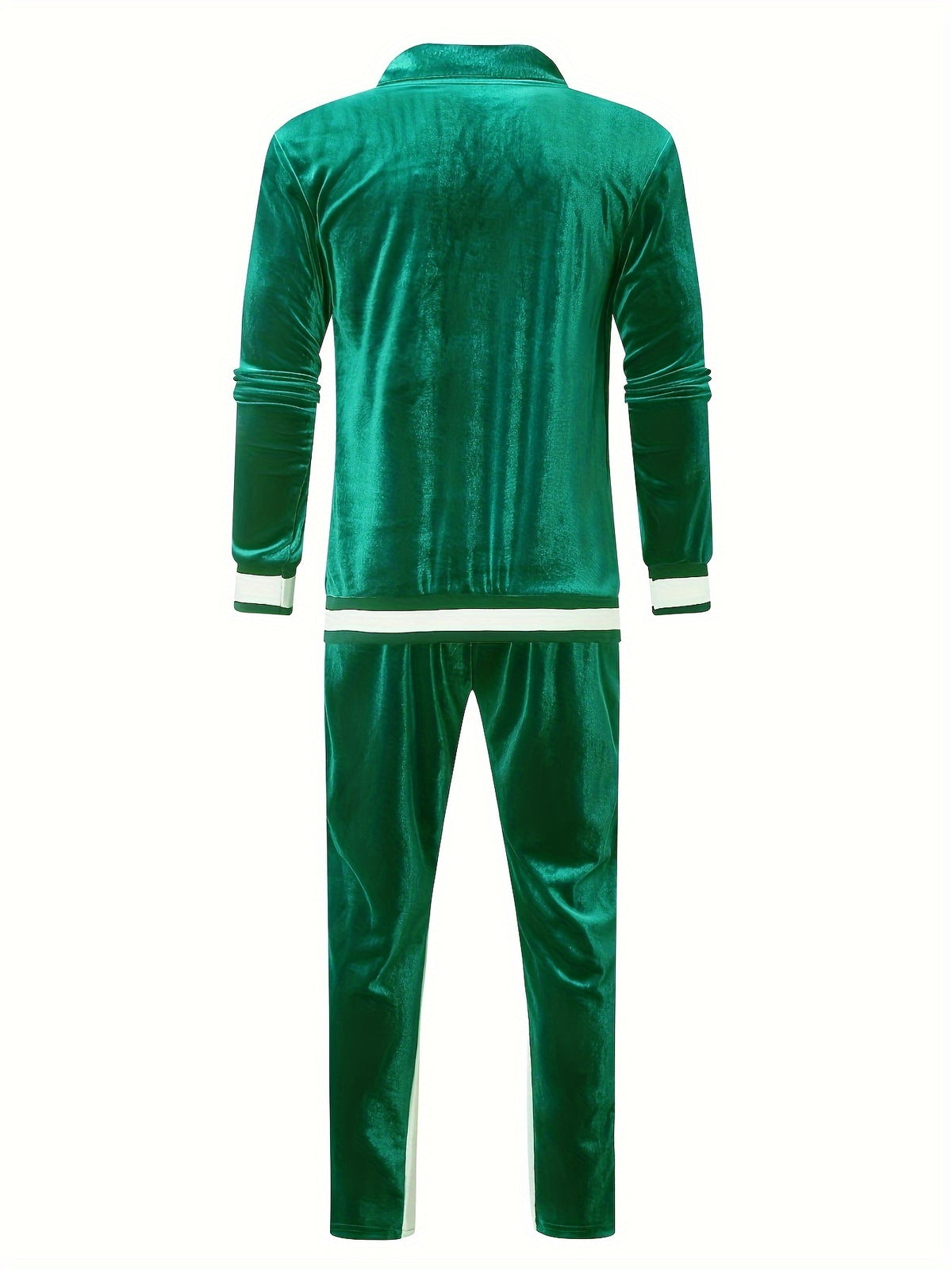 Ensemble de survêtement en velours pour homme