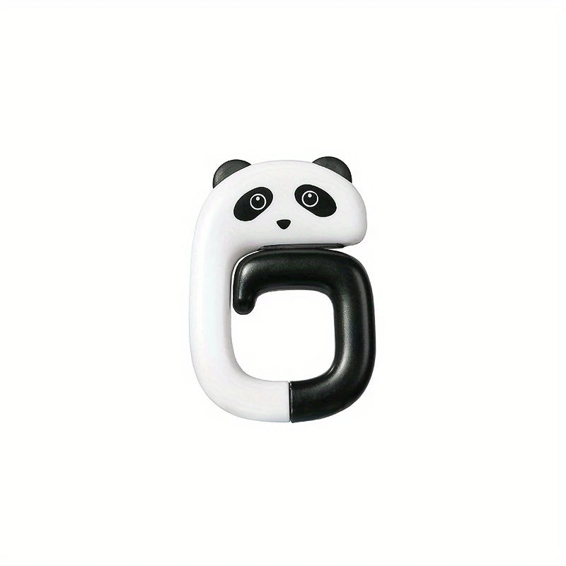 Crochet Clip pour Sac à Main Motif Animal – Chat & Panda Kawaii, Pratique pour Poussette, Valise ou Dressing