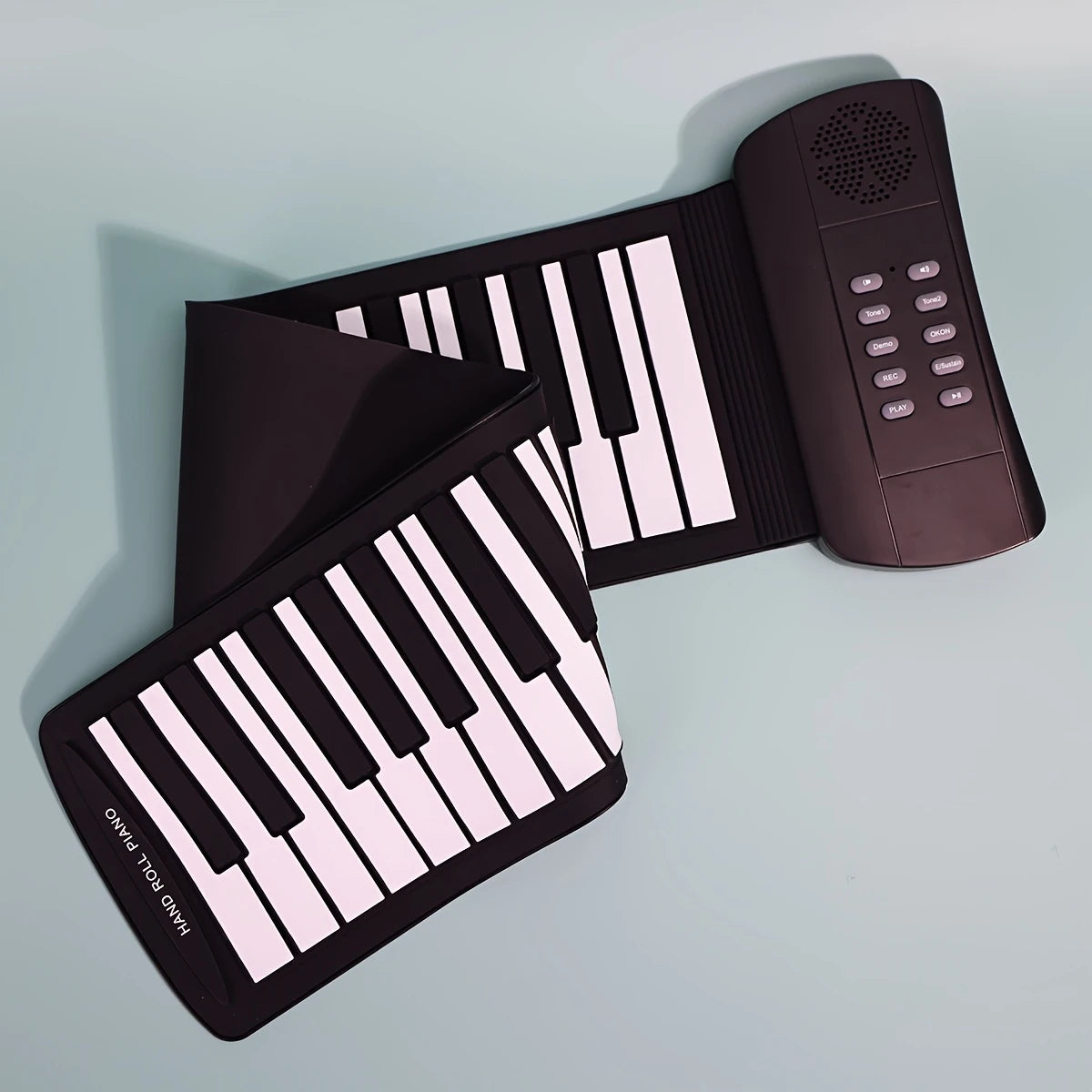 Piano électronique portable en silicone – Clavier pliable 49 touches pour débutants et enfants