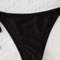 Bikini Triangle Noir à Nouer – L’Indispensable Élégant de l’Été