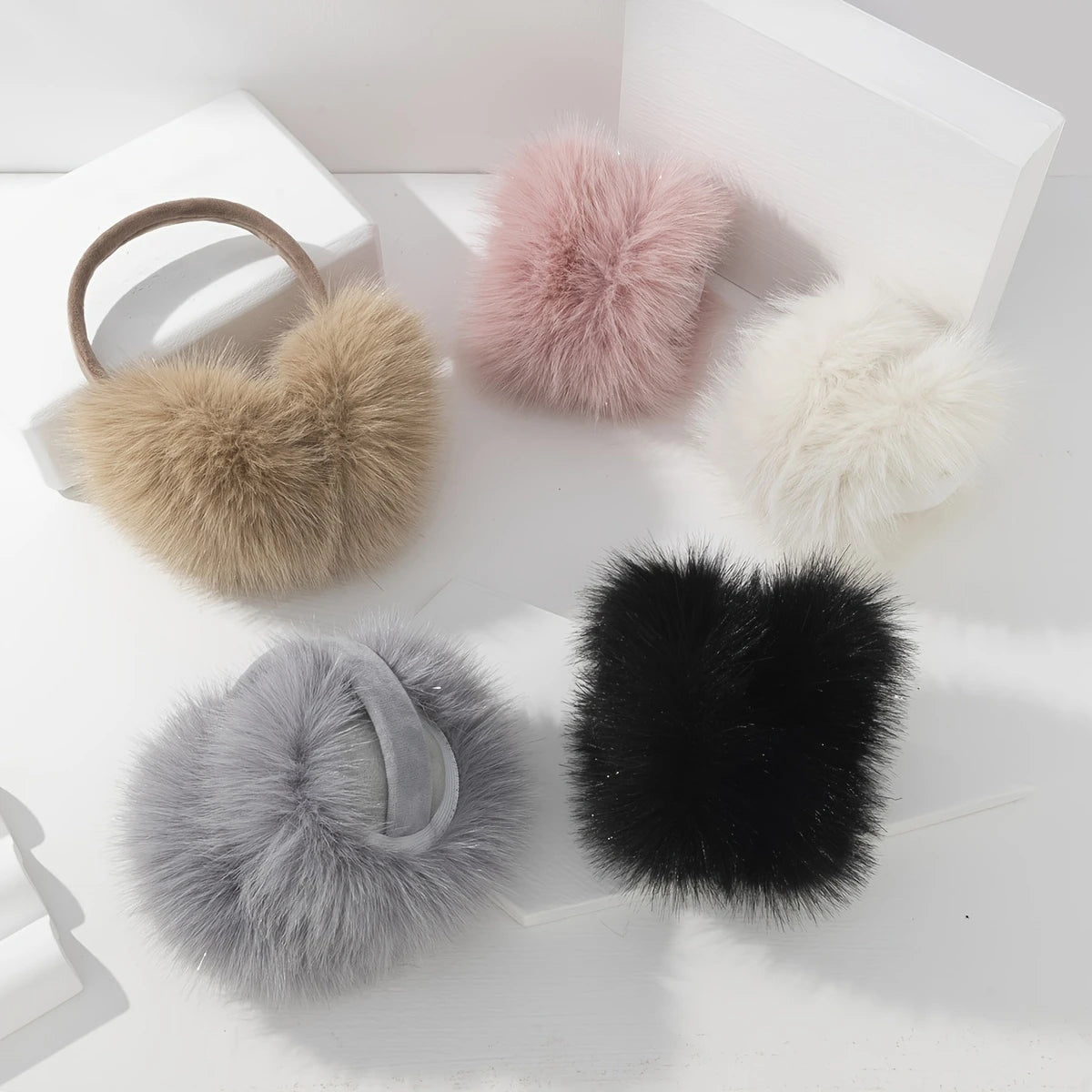 Cache-Oreilles Femme Hiver Ultra Doux – Style Élégant en Fausse Fourrure, Confort Thermique