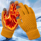 Gants Chauffants Thermiques Hiver, coloris Jaune