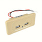 Prise Double USB Encastrable 5V – Chargeur Universel pour Voiture, Bateau, Camping-Car & Mobilier