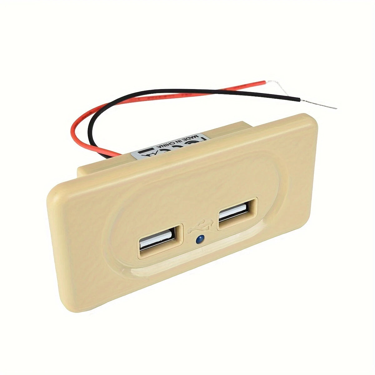 Prise Double USB Encastrable 5V – Chargeur Universel pour Voiture, Bateau, Camping-Car & Mobilier