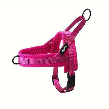 Harnais Réglable pour Chien, coloris Rose rouge
