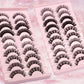 Faux Cils Naturels 3D Effet Croisé – Lot de 10 Paires Ultra Légères et Réutilisables pour un Regard Intense et Glamour