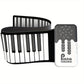 Piano électronique souple 49 touches – Clavier pliable éducatif pour enfants et débutants