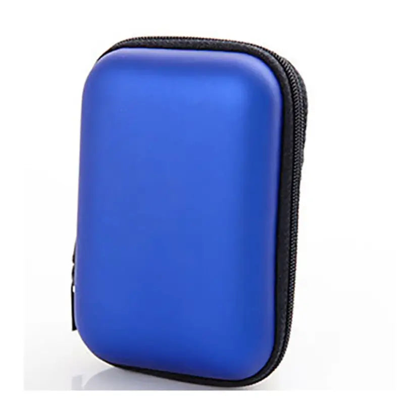 Étui Rigide Rouge pour Accessoires – Pochette Compacte Antichoc et Imperméable avec Fermeture Zippée