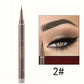Eyeliner Feutre Noir, Marron Waterproof – Pointe Ultra Fine pour Trait Précis et Regard Intense Longue Tenue