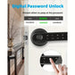 Serrure Connectée 5-en-1 Wi-Fi TUYA – Empreinte Digitale, Code, Carte, Clé & Contrôle Vocal (Alexa/Google)