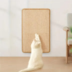 Griffoir Inclinable pour Chat avec Structure en Bois