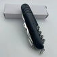 Couteau Suisse Multifonction 11 en 1 – Outil de Poche Compact pour Camping, Randonnée et Survie