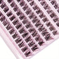 Faux Cils en Touffes Volume Naturel – Extension Individuelle Facile à Poser pour un Regard Intense et Élégant – Lot Professionnel Réutilisable