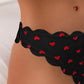 Bikini bandeau à cœurs avec laçage – Maillot 2 pièces irrésistible et féminin