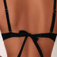 Bikini Noir Élégant avec Détails Bohèmes – Maillot Deux Pièces Tendance Été