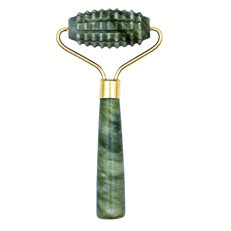 Set Massage Visage Jade – Rouleaux & Gua Sha pour Drainage Lymphatique, Anti-Rides & Éclat Naturel